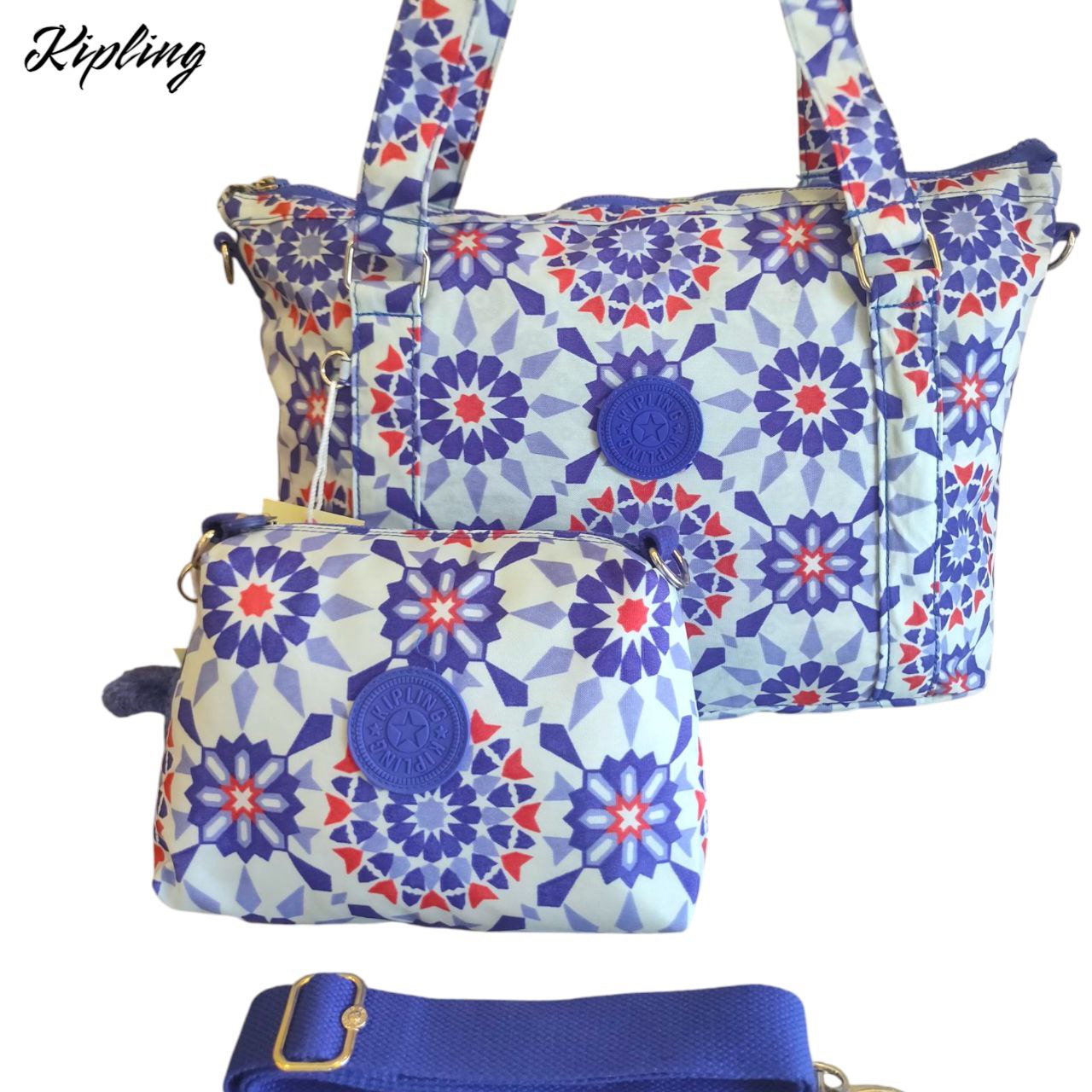 Kipling Bag Set – M5 – Imported High Quality Includes: Large Hand & Cross Bag + Small Cross Bag