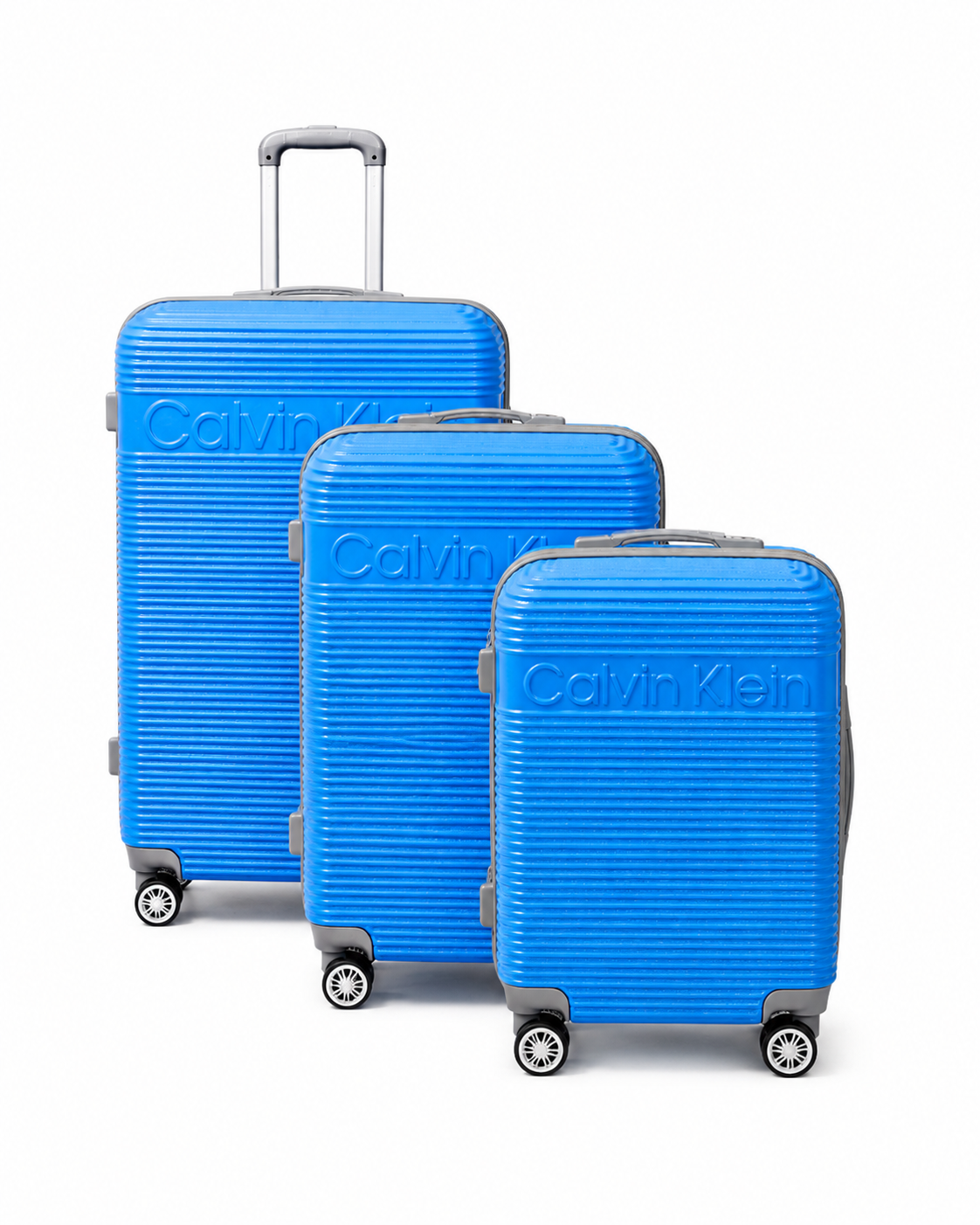Calvin Klein 3-Piece Travel Bag Set- Baby Blue