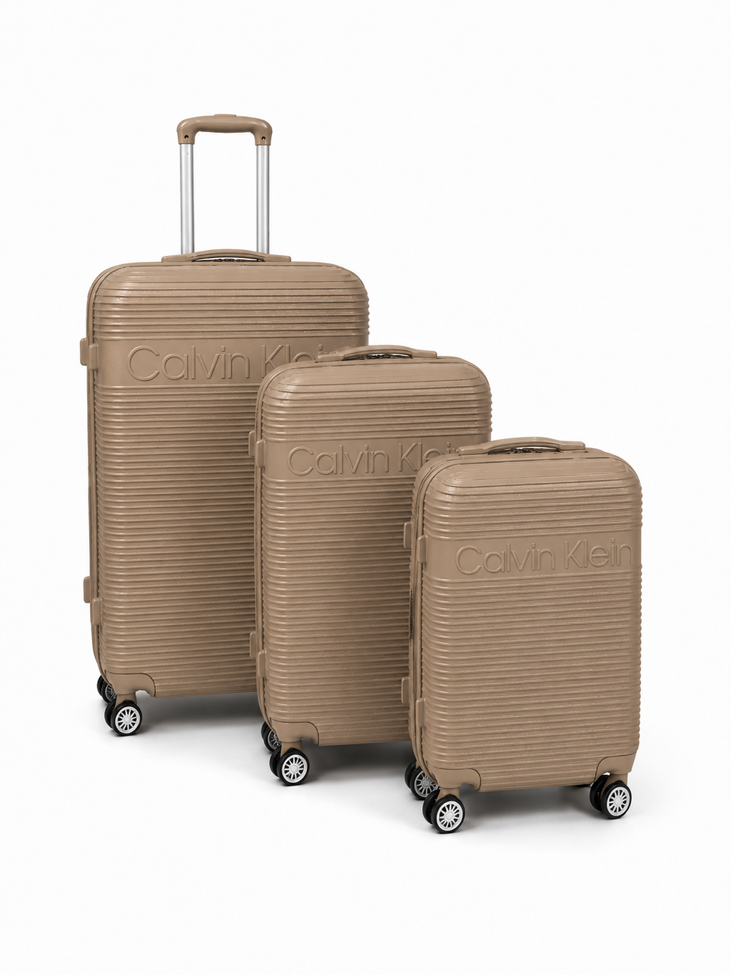 Calvin Klein 3-Piece Travel Bag Set _ Beige