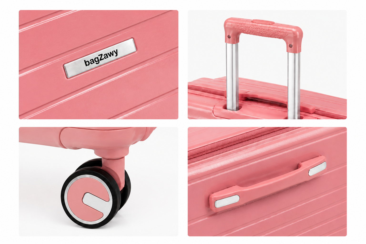 Rose Gold Luggage