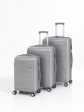 3-Piece Travel Bag Set Gray