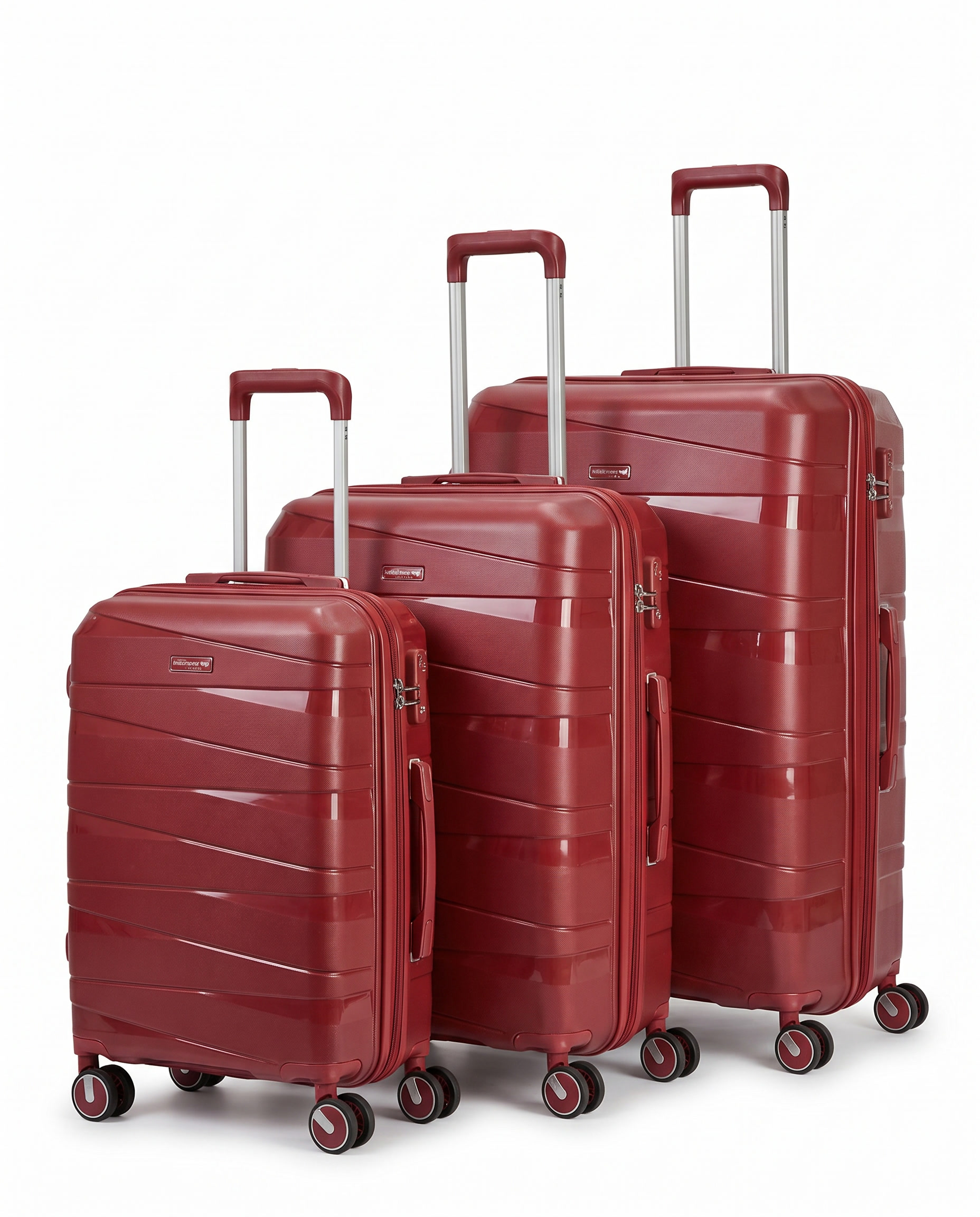 Burgundy Travel Bag (3-Piece Travel Bag)