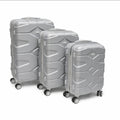 3 Piece Silver Travel Bag