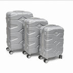3 Piece Silver Travel Bag